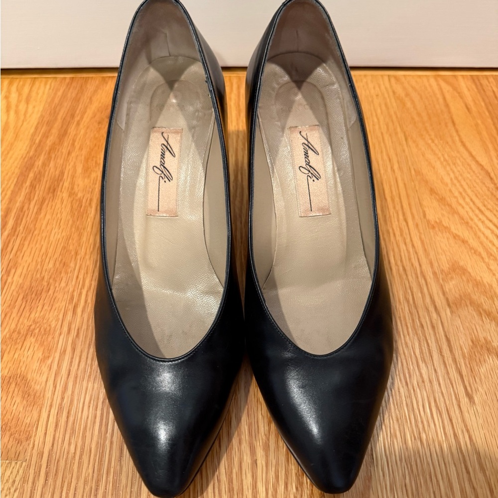 Amalfi Black Heels 7.5